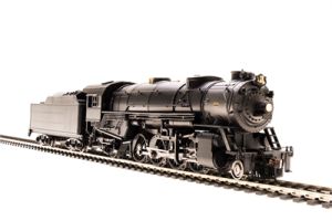 HO USRA Heavy Mikado 2-8-2 Unlttrd. Steam Loco - Emery HO USRA Heavy Mikado 2-8-2 Unlttrd. Steam Loco - Emery