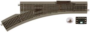 HO True-Track 22'' Radius LH Manual Switch