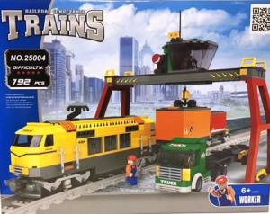 Building Block City Cargo Station 792p
