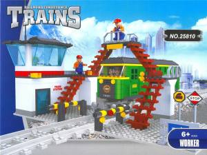 Building Block Loco w/Swtich Tower 517p