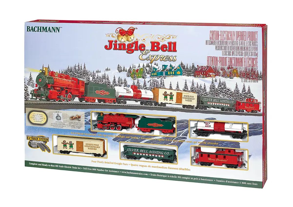 HO Jingle Bell Express Steam Freight Set/0-6-0