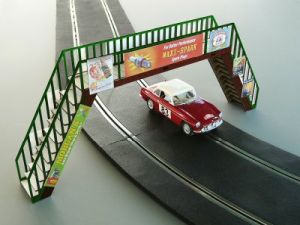 Slot Car 2-Lane Footbridge Laser-Cut Kit