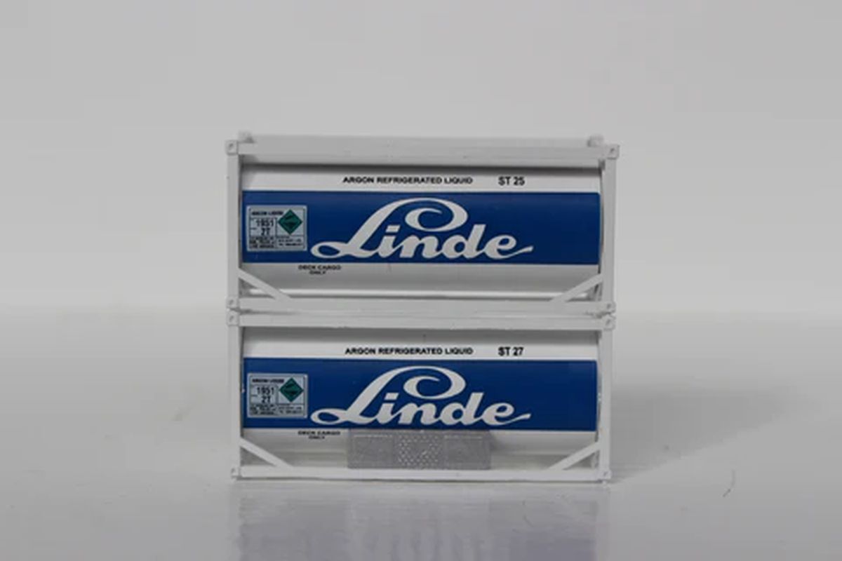N Linde 20' Standard Tank Container ( NO walkway)