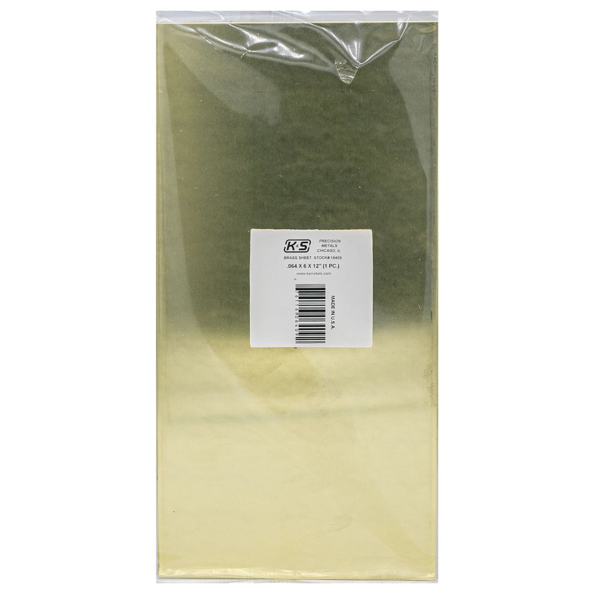 .064 Thick Brass Sheet 1cd Emery Distributors