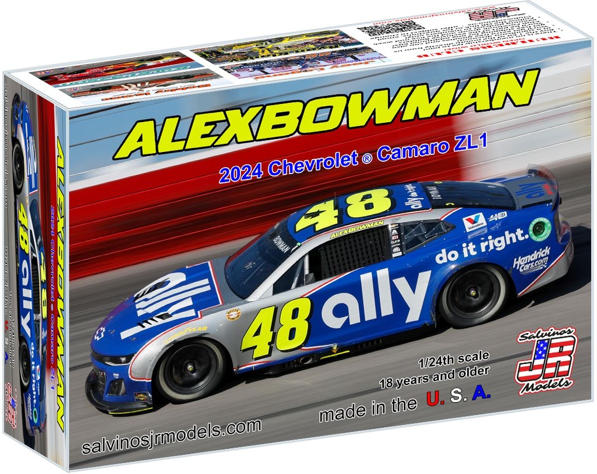 Hendrick Motorsports 2024 Alex Bowman Camaro Darlington Thro Emery Distributors