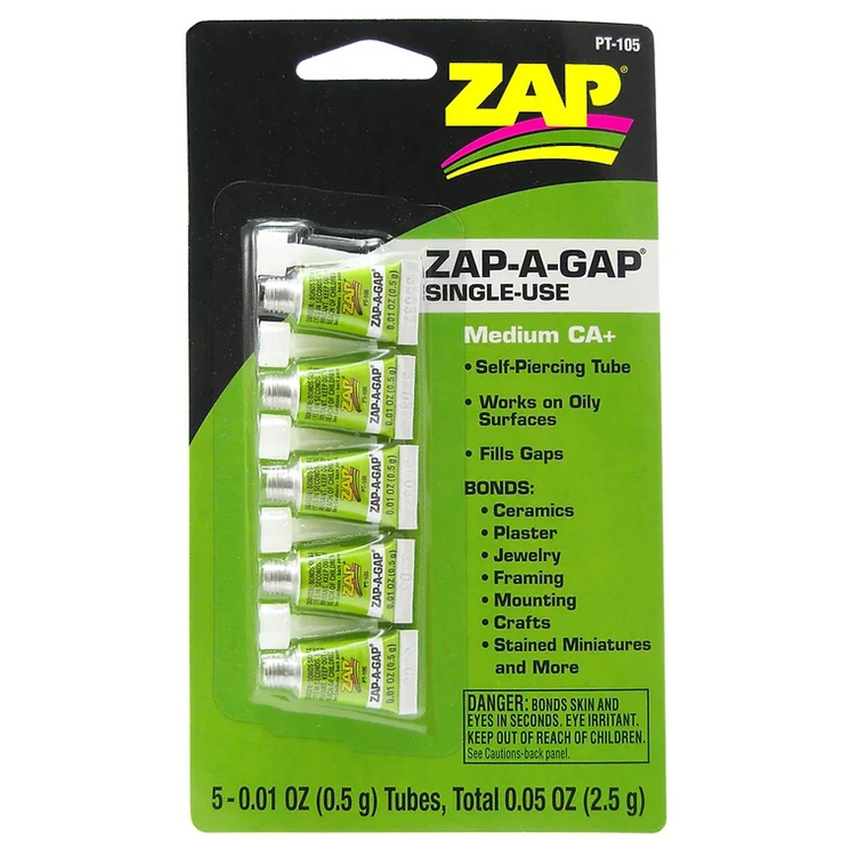 Zap A Gap Mini Tubes (5 Pc)